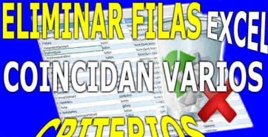 Eliminar Filas en Excel con Varios Criterios