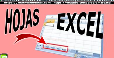 Hojas de Excel