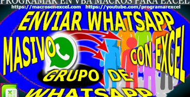 Enviar Whatsapp a Grupo de Whatsapp con Excel