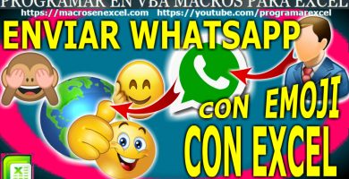 Enviar Emoji por Whatsapp desde Excel