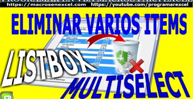 Eliminar Items Listbox Multiselect
