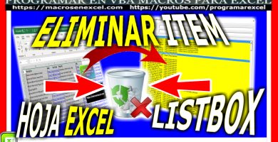 Eliminar Item de Listbox y Hoja de Excel
