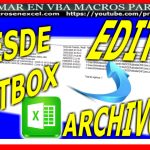 Renombrar archivos ficheros con macros