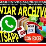 Enviar Archivos por Whatsapp con Excel
